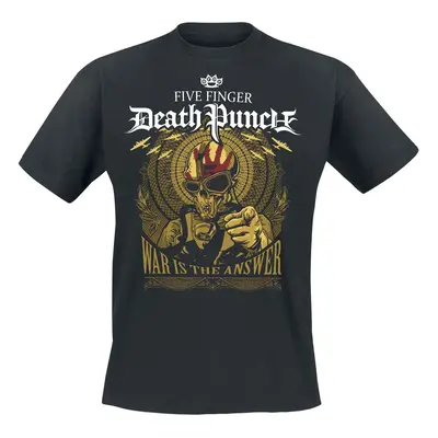 Five Finger Death Punch War Is The Answer T-Shirt black