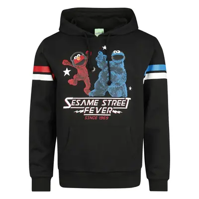 Sesame Street Sesame Street Fever - Elmo and Cookie monster Hooded sweater black