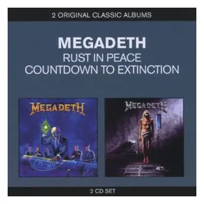 Megadeth 2in1 (Rust in Peace/Countdown To Extinction) CD multicolor