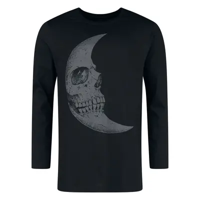 KIHILIST by KILLSTAR Lunar Crescent longsleeved Top Long-sleeve Shirt black