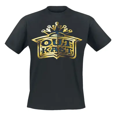 OutKast Gold Logo T-Shirt black