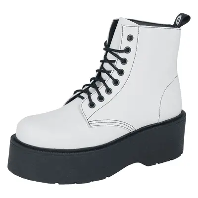 Altercore Adara Vegan Boot white black