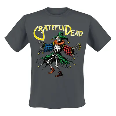 Grateful Dead Skele Jester T-Shirt charcoal