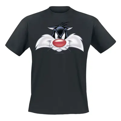 Looney Tunes Sylvester - Big Face T-Shirt black