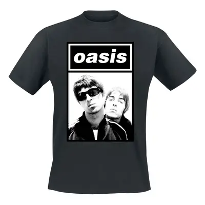 Oasis Noel & Liam Boxed Photo T-Shirt black