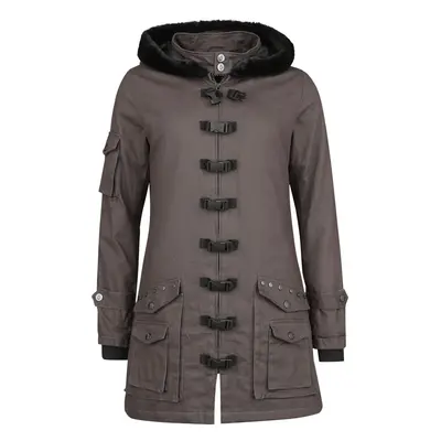 Gothicana by EMP Bloodsucker Between-seasons Jacket dark grey