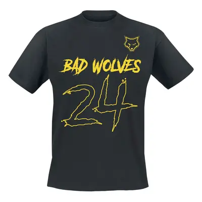 Bad Wolves Album Inspired Varsity Tee T-Shirt black