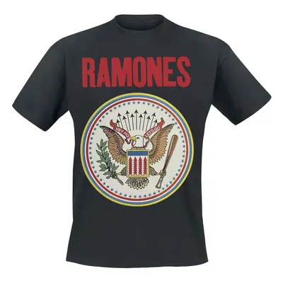 Ramones Seal Red T-Shirt black