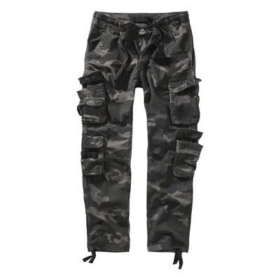 Brandit Pure Vintage Trouser Slim Cargo Trousers dark camo