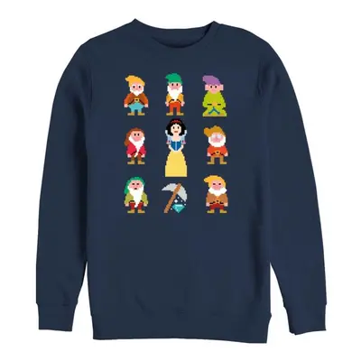 Snow White and the Seven Dwarfs Pixel Dwarf Sweatshirt navy