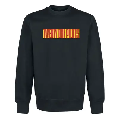 Twenty One Pilots Name Block Crew Sweatshirt black