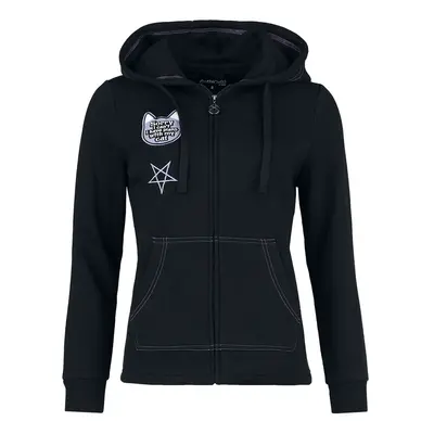 Gothicana by EMP Sorry, I have plans with my cat Hooded zip black