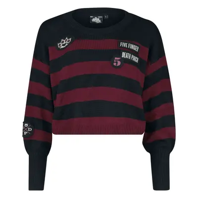 Five Finger Death Punch EMP Signature Collection Knit jumper black red