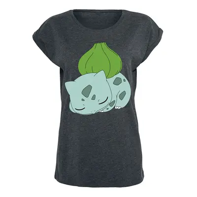 Pokémon Bulbasaur T-Shirt mottled dark grey