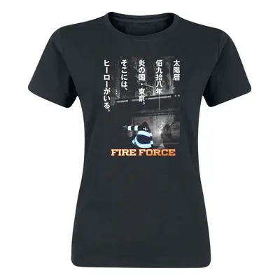 Fire Force Infernal Attack T-Shirt black