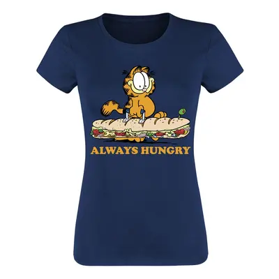 Garfield Always Hungry T-Shirt navy