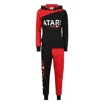 Atari Red Black - Colour patchwork Tracksuit black red