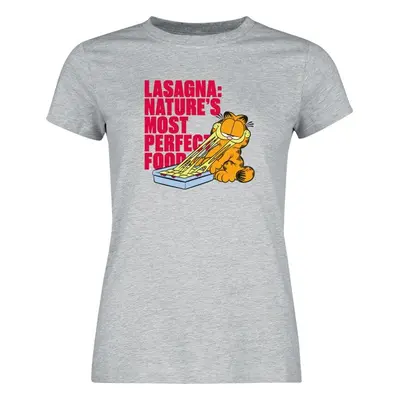 Garfield Lasagna Girl Shirt T-Shirt mottled grey