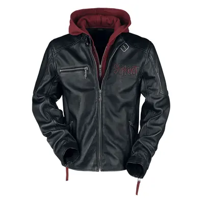 Slipknot EMP Signature Collection Leather Jacket black red