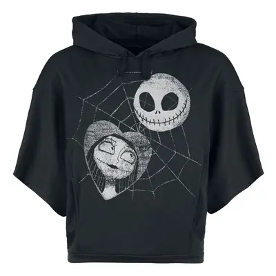 The Nightmare Before Christmas Jack & Sally Hooded sweater black