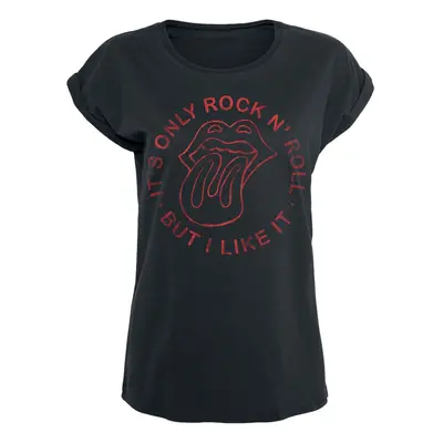 The Rolling Stones Vintage Rock N Roll Tongue T-Shirt black