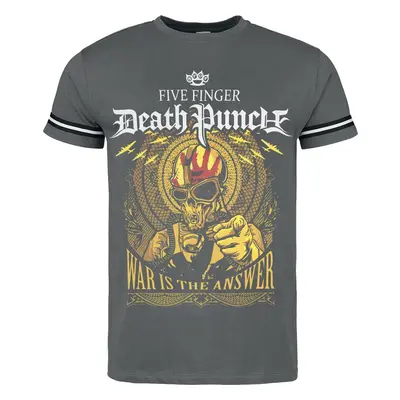 Five Finger Death Punch War Is The Answer T-Shirt grey