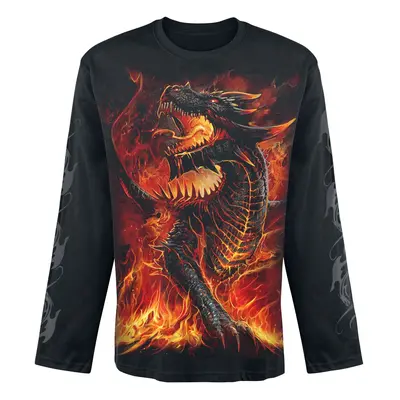 Spiral Draconis Long-sleeve Shirt black