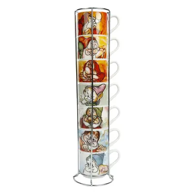 Snow White and the Seven Dwarfs The Seven Dwarves - Espresso cups with stand Cup multicolour