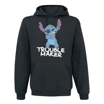 Lilo & Stitch Stitch - Trouble Maker Hooded sweater black