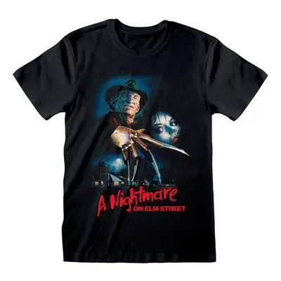 Nightmare on Elm Street Logo Poster T-Shirt black