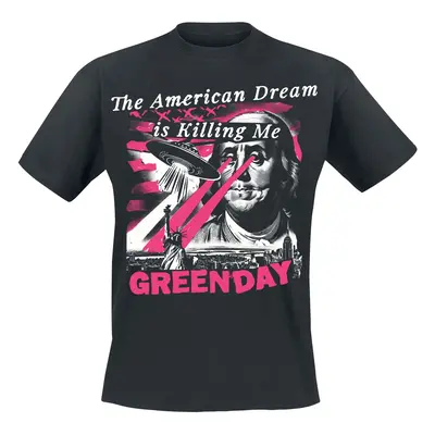 Green Day American Dream Abduction T-Shirt black