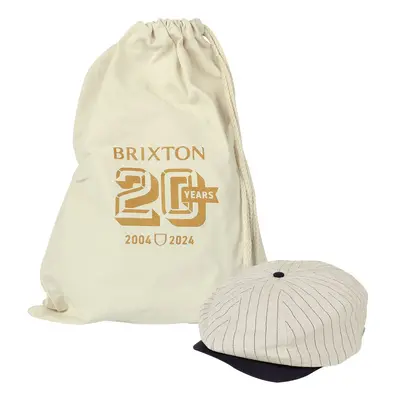 Brixton 20th Anniversary Brood Snap Cap Beanie creme