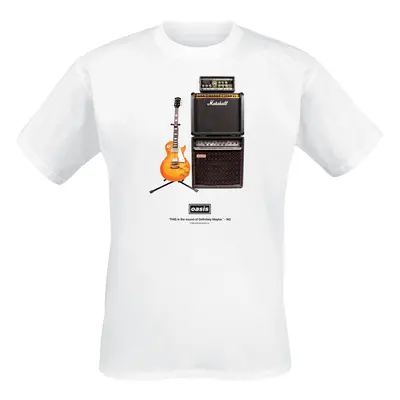 Oasis Guitar T-Shirt white