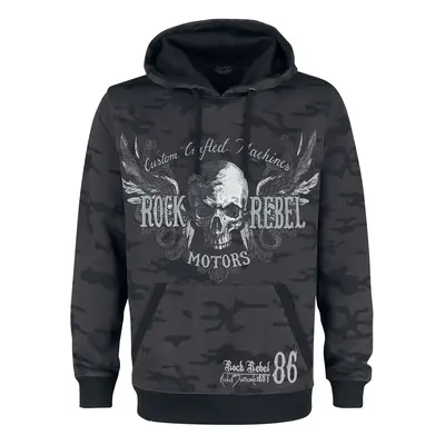 Rock Rebel by EMP Bodies Hooded sweater dark grey