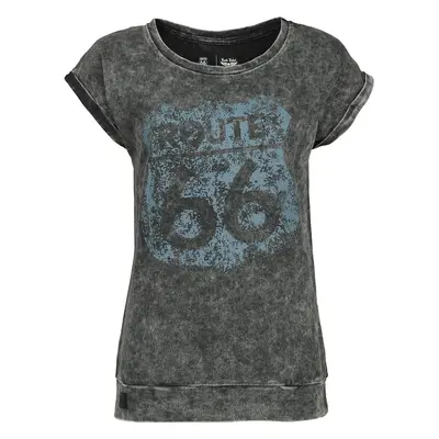 Rock Rebel by EMP Rock Rebel X Route 66 - T-Shirt T-Shirt black