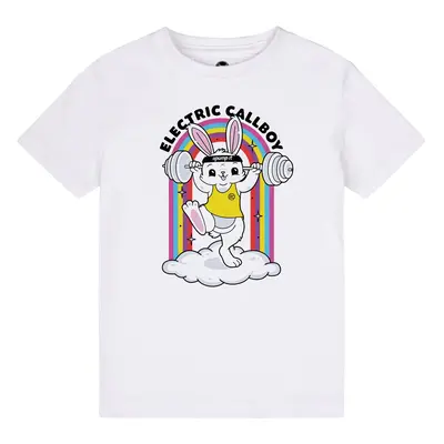 Electric Callboy Metal-Kids - Pump It Bunny T-Shirt white