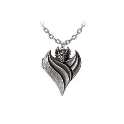 Alchemy Gothic Darken Heart Locket Necklace multicolor