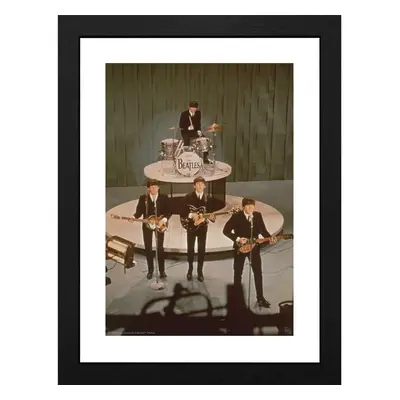 The Beatles Ed Sullivan Show Poster multicolor