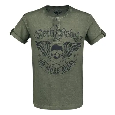 Rock Rebel by EMP Back For More T-Shirt olive