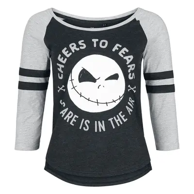 The Nightmare Before Christmas Jack - Cheers to fears - Scare is in the air Long-sleeve Shirt bl