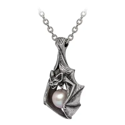 Alchemy Gothic Vampire's Eye Necklace silver coloured