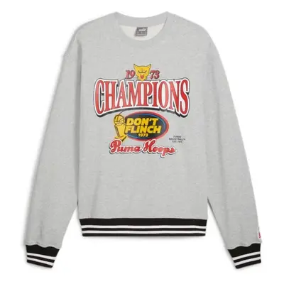 Puma Puma Champs Crew Jumper Sweatshirt mottled grey