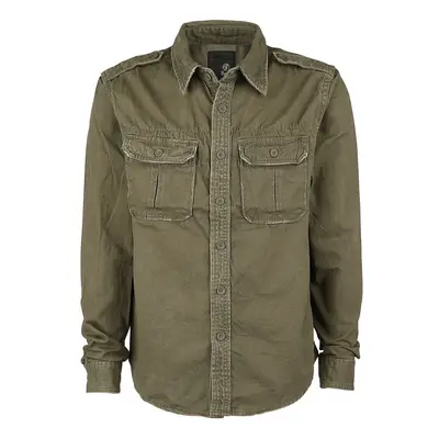 Brandit Vintage Shirt Longsleeve olive