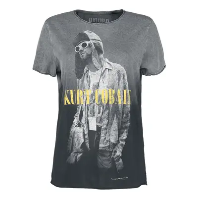 Kurt Cobain Caldera Glasses T-Shirt grey