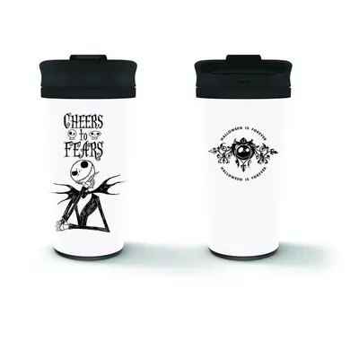 The Nightmare Before Christmas Cheers to Fears Thermo Cup white black