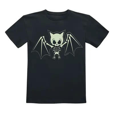 Tierisch Kids - Bat Skeleton T-Shirt black