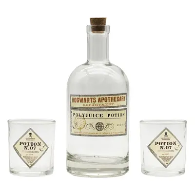 Harry Potter Potion - bottle and glasses Glass Set multicolour