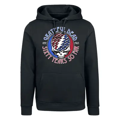 Grateful Dead Stealie 60th Bolts Hooded sweater black