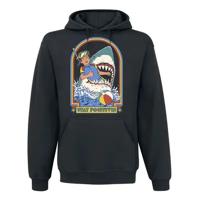 Steven Rhodes Stay Positive Hooded sweater black