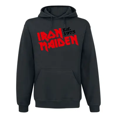 Iron Maiden Est. 1975 Hooded sweater black